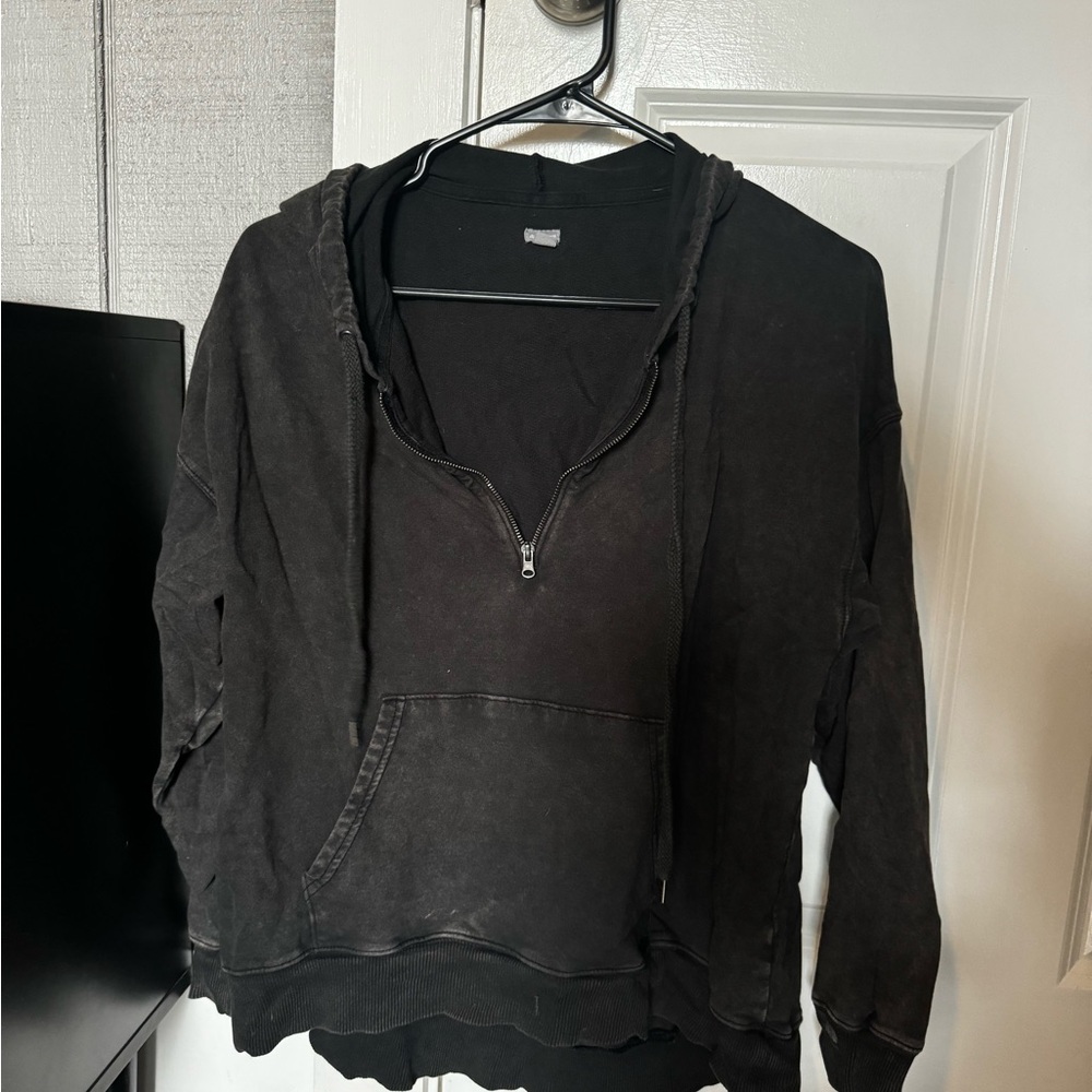 Aerie Charcoal/Black Women's Hoodie
